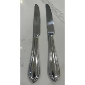 Reed & Barton CONCANNON STAINLESS Knifes Set of 2 Flatware French Solid Knife